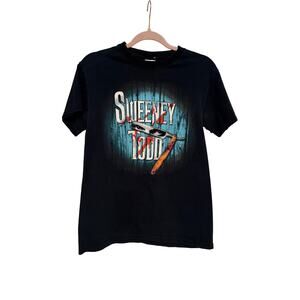 [Y2K} Men's Sweeney Todd Movie Promo Tshirt - Size S (18x25)